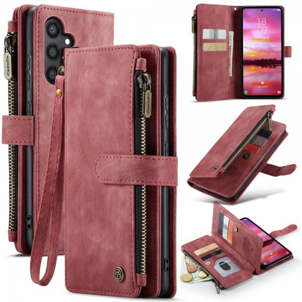 CaseMe Samsung Galaxy S24/S25 Etui C30 Series Rød