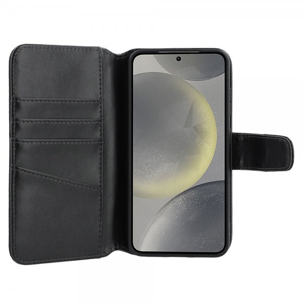 Nordic Covers Samsung Galaxy S24/Galaxy S25 Etui Essential Leather Raven Black
