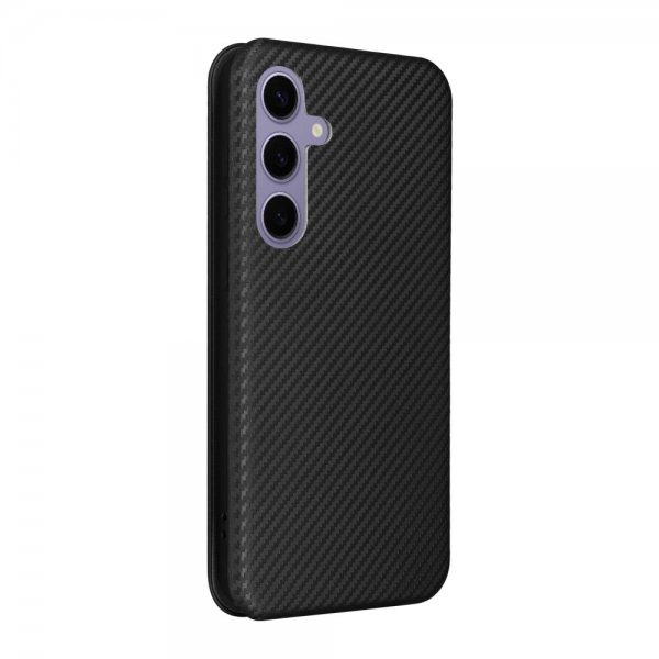 Samsung Galaxy S25 Plus Etui Karbonfibertekstur Svart