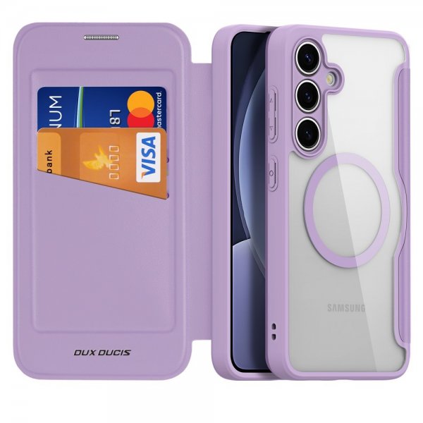 Dux Ducis Samsung Galaxy S25 Plus Etui Skin X Pro Series MagSafe Lilla