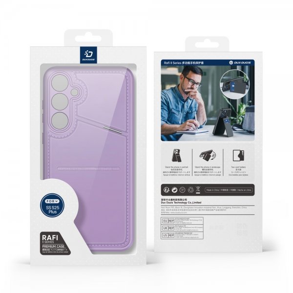 Dux Ducis Samsung Galaxy S25 Plus Deksel Rafi II Series MagSafe Lilla