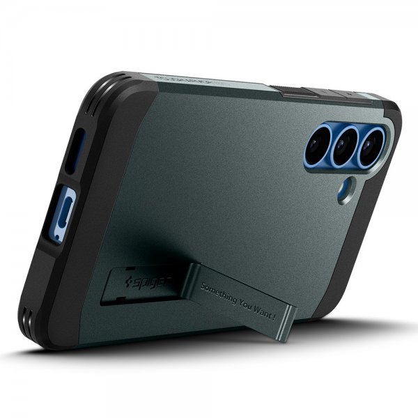 Spigen Samsung Galaxy S25 Plus Deksel Tough Armor MagFit Abyss Green