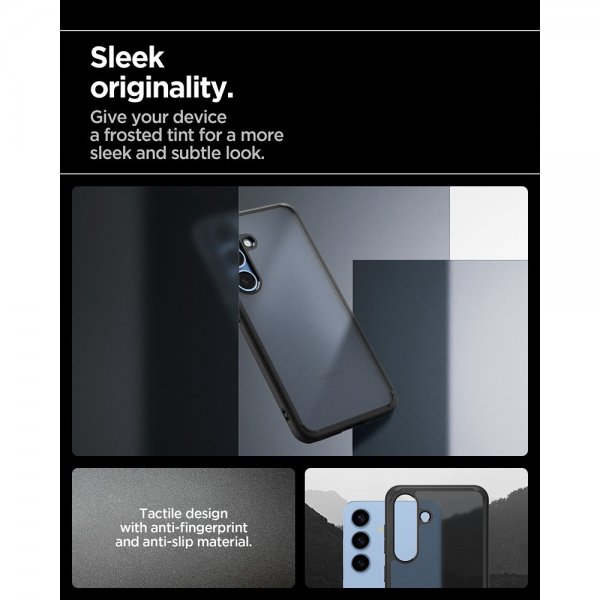 Spigen Samsung Galaxy S25 Plus Deksel Ultra Hybrid Frost Black