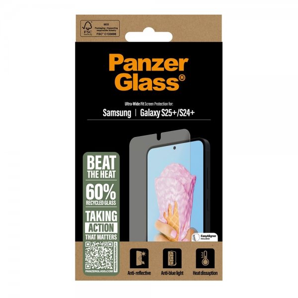 PanzerGlass Samsung Galaxy S24 Plus/Galaxy S25 Plus Skjermbeskytter All-in-One