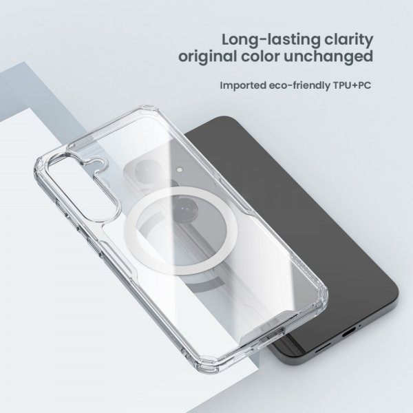 Nillkin Samsung Galaxy S25 Deksel Nature Pro Series MagSafe Transparent