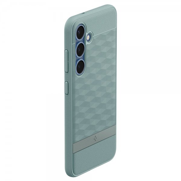 Spigen Samsung Galaxy S25 Deksel Parallax MagFit Sage Green