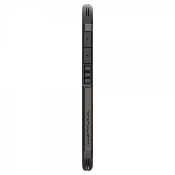Spigen Samsung Galaxy S25 Deksel Tough Armor MagFit Gunmetal