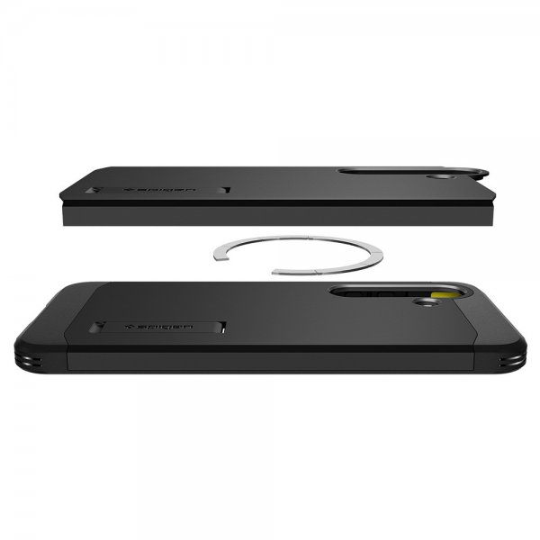 Spigen Samsung Galaxy S25 Deksel Tough Armor MagFit Svart