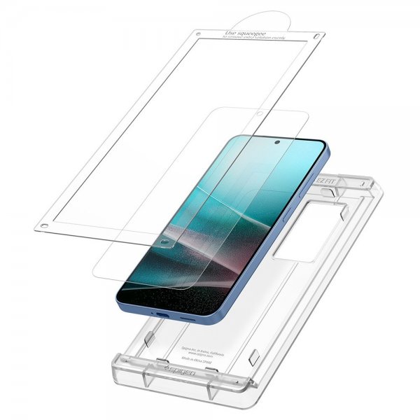 Spigen Samsung Galaxy S25 Skjermbeskytter EliteShield EZ Fit