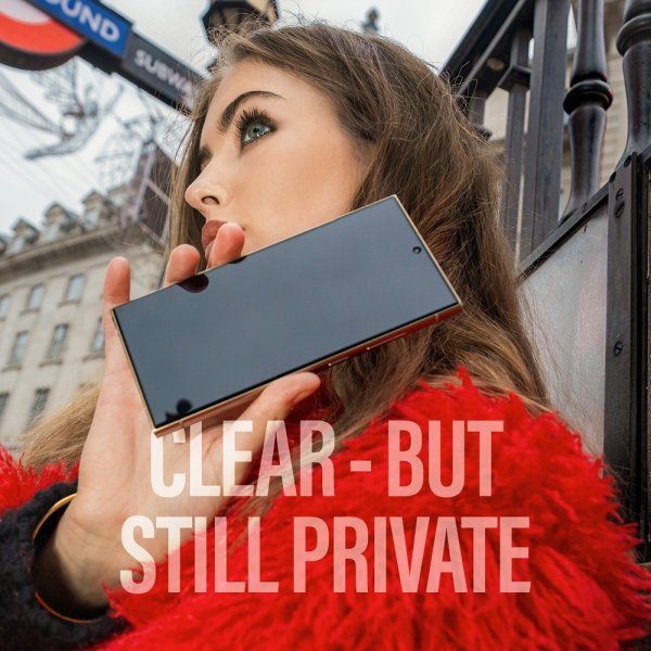 PanzerGlass Samsung Galaxy S24/Galaxy S25 Skjermbeskytter Ultra-Wide Fit Privacy EasyAligner