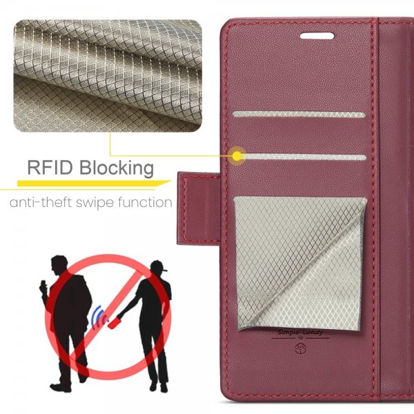 CaseMe Samsung Galaxy S25 Ultra Etui 023 Series Rød