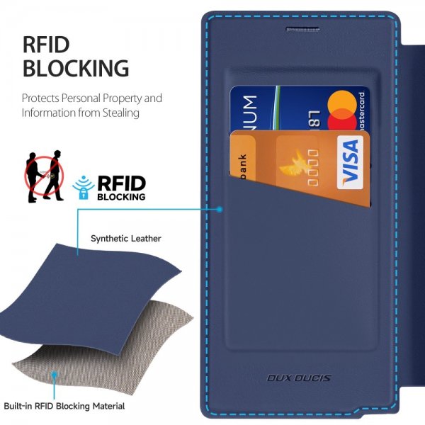 Dux Ducis Samsung Galaxy S25 Ultra Etui Skin X Pro Series MagSafe Blå