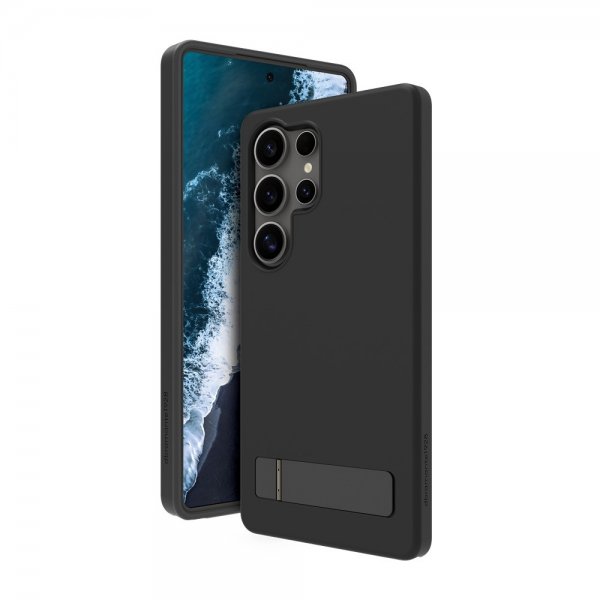 dbramante1928 Samsung Galaxy S25 Ultra Deksel Iceland Pro Qi2 Kickstand Svart
