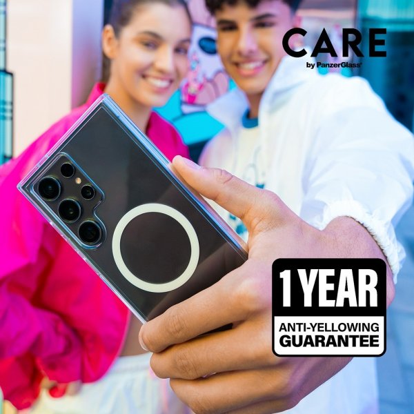 CARE by PanzerGlass Samsung Galaxy S25 Ultra Deksel Kickstand MagSafe Svart