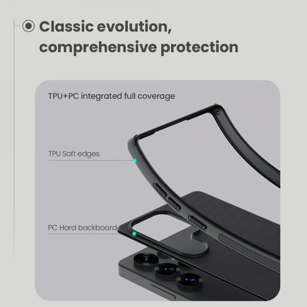 Nillkin Samsung Galaxy S25 Ultra Deksel Super Frosted Shield Pro MagSafe Svart