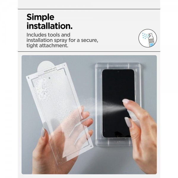 Spigen Samsung Galaxy S25 Ultra Skjermbeskytter EliteShield EZ Fit
