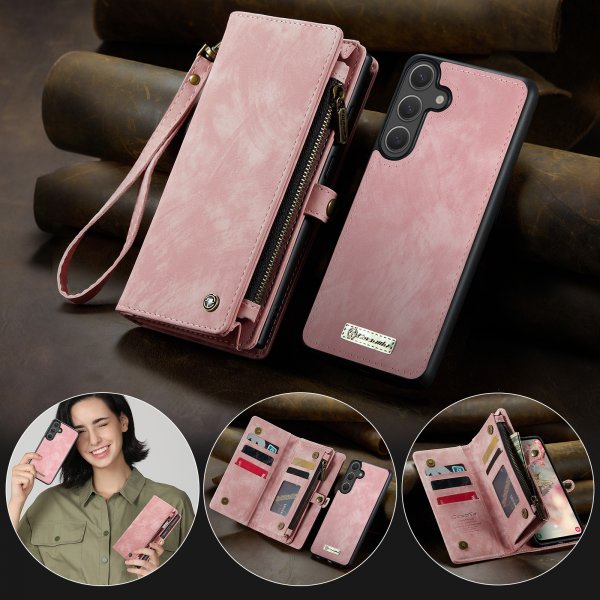 CaseMe Samsung Galaxy S26 Etui 008 Series Avtakbart Deksel Rosa