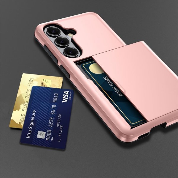Samsung Galaxy S26 Plus Deksel Card Slide Svart