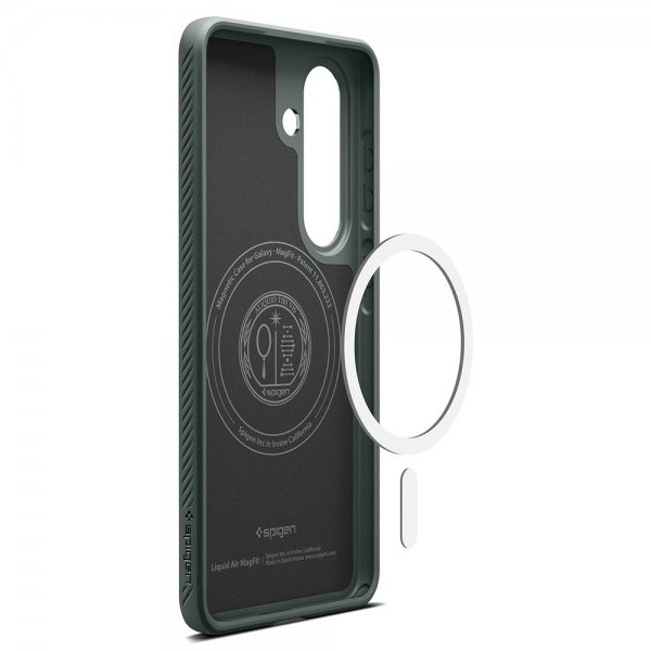 Spigen Samsung Galaxy S26 Plus Deksel Liquid Air MagFit Abyss Green