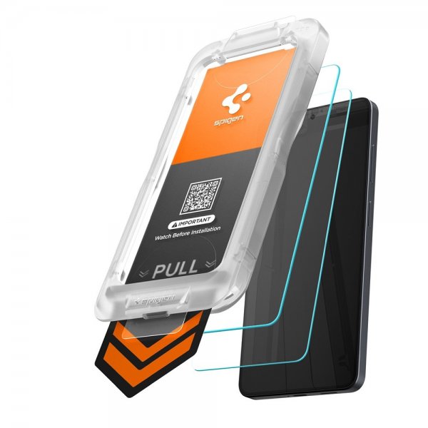Spigen Samsung Galaxy S26 Plus Skjermbeskytter GLAS.tR EZ Fit Pro 2-pakning