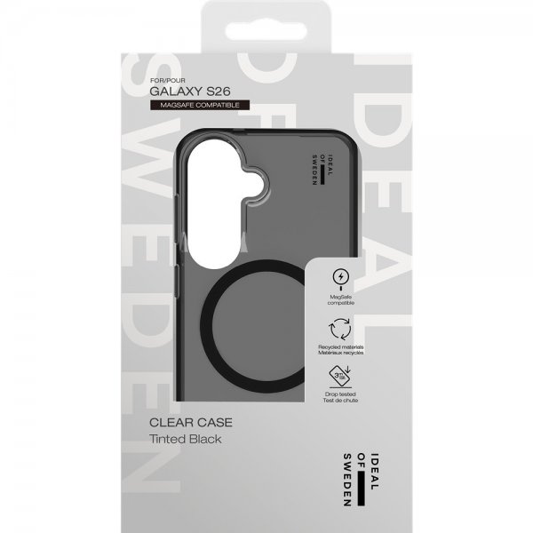 Ideal of Sweden Samsung Galaxy S26 Deksel Clear Case MagSafe Tinted Black