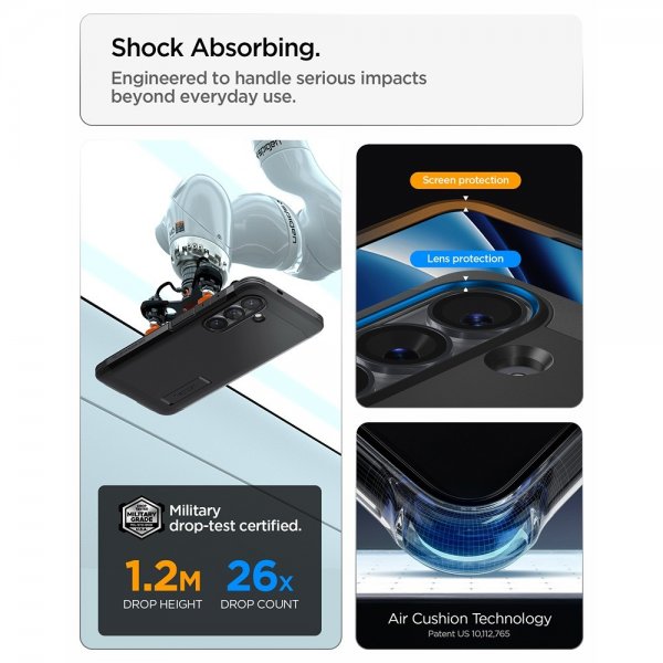 Spigen Samsung Galaxy S26 Deksel Tough Armor MagFit Svart