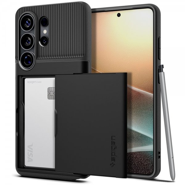 Spigen Samsung Galaxy S26 Ultra Deksel Slim Armor CS Svart