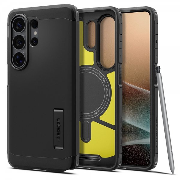 Spigen Samsung Galaxy S26 Ultra Deksel Tough Armor MagFit Svart
