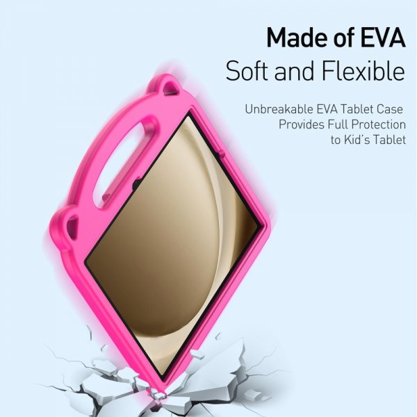 Dux Ducis Samsung Galaxy Tab A9 Plus Deksel Panda Magenta