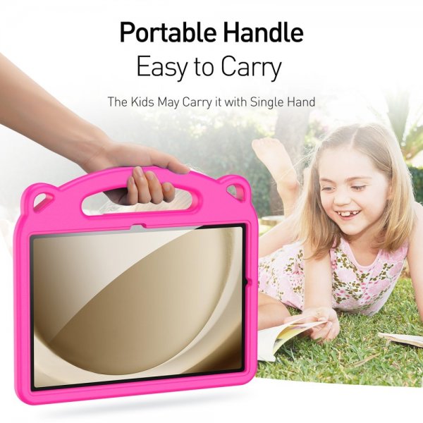 Dux Ducis Samsung Galaxy Tab A9 Plus Deksel Panda Magenta