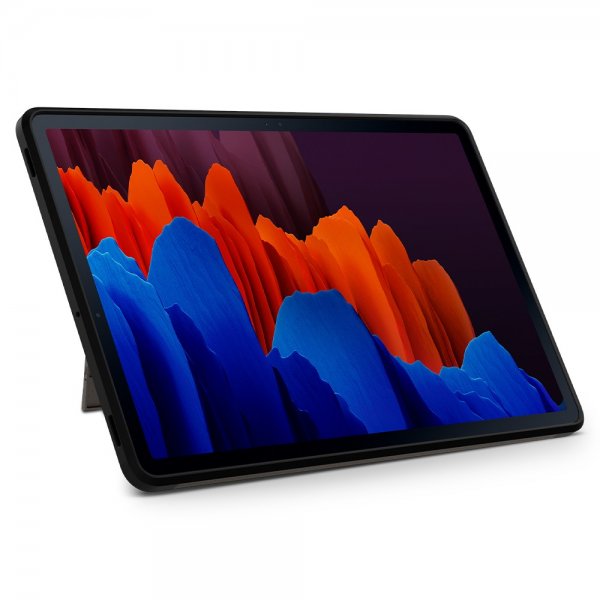 Spigen Samsung Galaxy Tab S7 Plus/Tab S8 Plus Deksel Tough Armor Pro Gunmetal