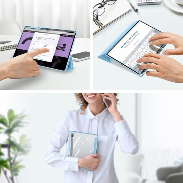 Dux Ducis Samsung Galaxy Tab S9 Ultra Etui TOBY Series Blå