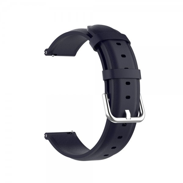 Samsung Galaxy Watch 20mm Armbånd Ekte Skinn Blå