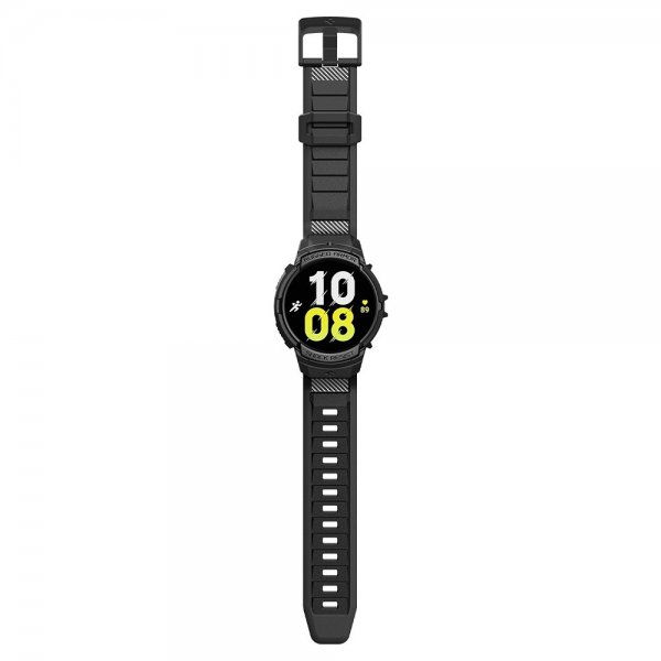Spigen Samsung Galaxy Watch 6 44mm Deksel Armbånd Rugged Armor Pro Svart