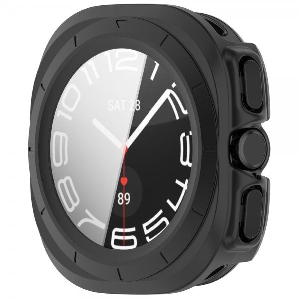 Samsung Galaxy Watch Ultra Deksel Innebygd skjermbeskytter Svart