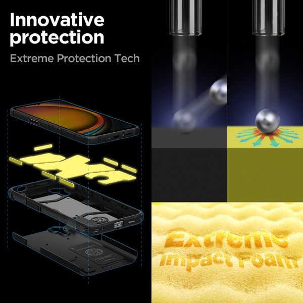 Spigen Samsung Galaxy XCover 7 Deksel Tough Armor Svart
