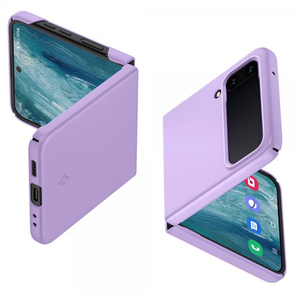 Spigen Samsung Galaxy Z Flip 4 Deksel AirSkin Rose Purple