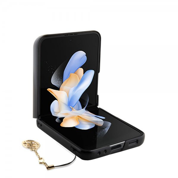 Guess Samsung Galaxy Z Flip 5 Deksel 4G Charm Brun