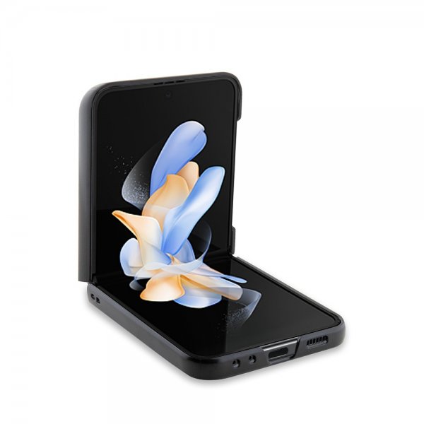 Karl Lagerfeld Samsung Galaxy Z Flip 5 Deksel NFT Karl & Choupette Pin Saffiano Svart