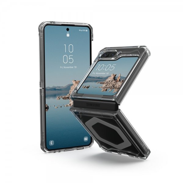 Urban Armor Gear (UAG) Samsung Galaxy Z Flip 5 Deksel Plyo Pro MagSafe Ice/Silver