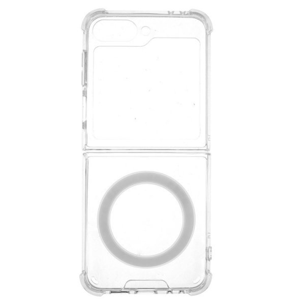 Nordic Covers Samsung Galaxy Z Flip 6/Galaxy Z Flip 7 FE Deksel Feather Series MagSafe Transparent