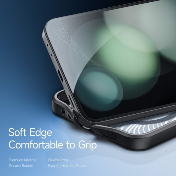 Dux Ducis Samsung Galaxy Z Flip 6/Flip 7 FE Deksel Aimo Series MagSafe Svart