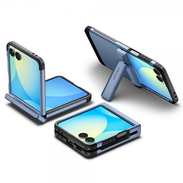 Spigen Samsung Galaxy Z Flip 7 Deksel Tough Armor Pro MagFit Sierra Blue