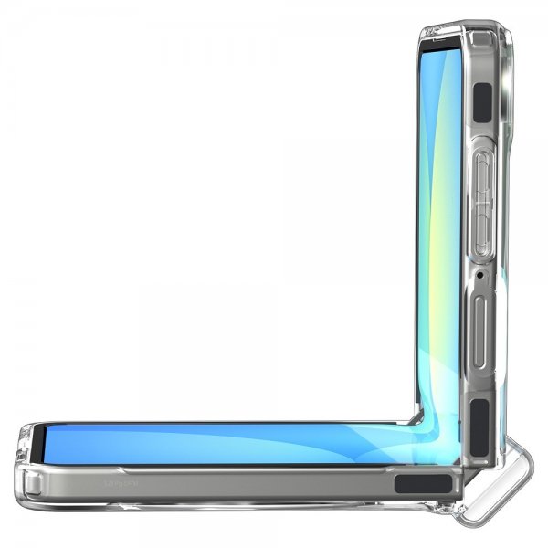 Spigen Samsung Galaxy Z Flip 7 Deksel Ultra Hybrid Pro MagFit Clear White