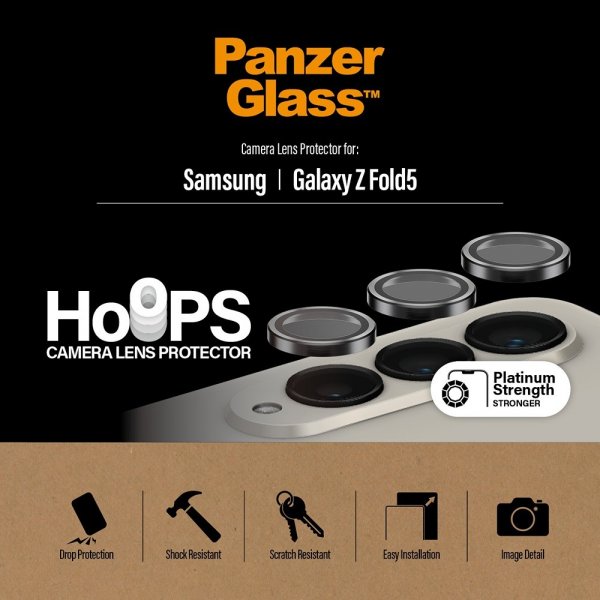 PanzerGlass Samsung Galaxy Z Fold 5 Kamerabeskytter Hoops