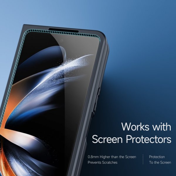 Dux Ducis Samsung Galaxy Z Fold 5 Deksel Aimo Series Svart