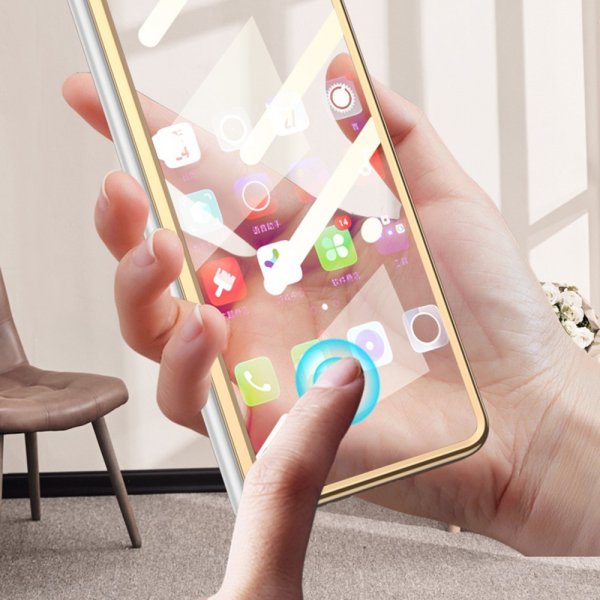 GKK Samsung Galaxy Z Fold 5 Deksel Belagt Kant Karbonfiber Svart