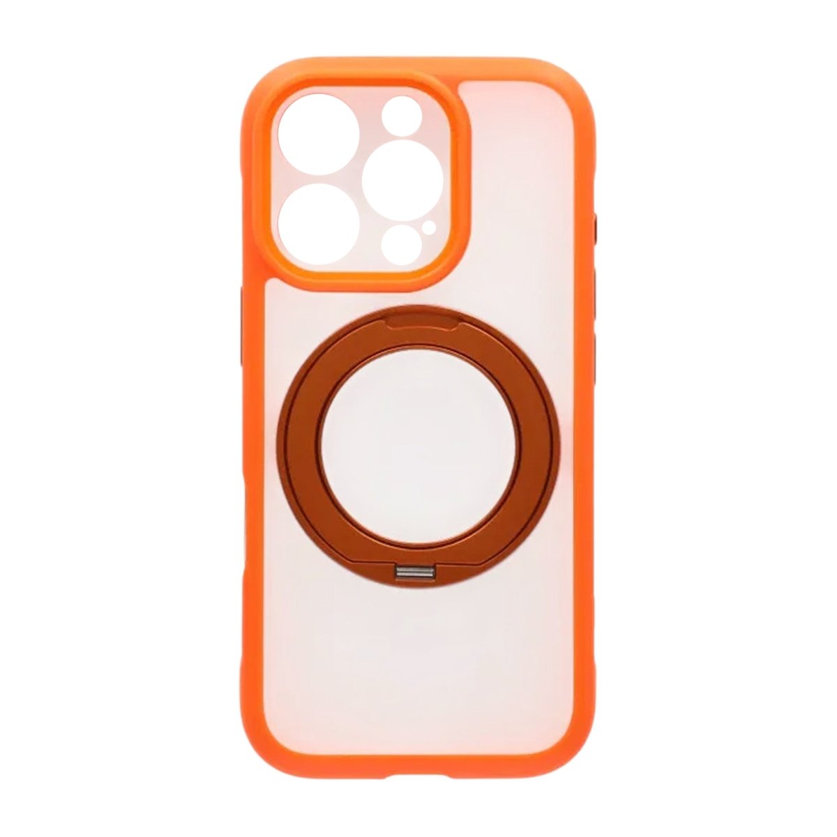 iPhone 16 Pro Max Deksel med roterbart stativ MagSafe Oransje