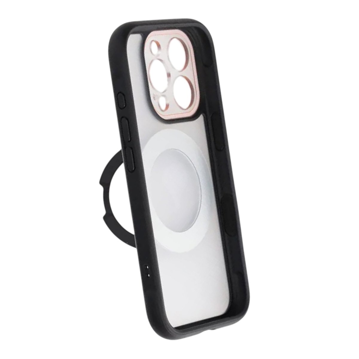 iPhone 16 Pro Max Deksel med roterbart stativ MagSafe Svart