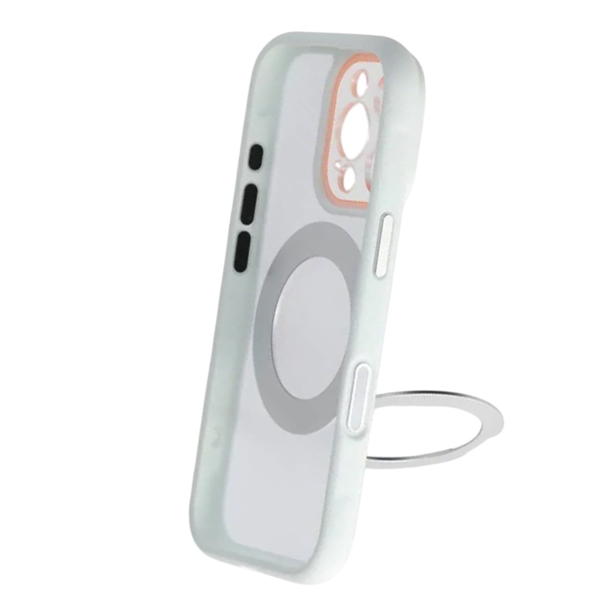iPhone 16 Pro Max Deksel med roterbart stativ MagSafe Hvit